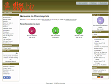 Tablet Screenshot of discshop.biz